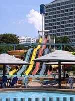 Wasserrutschen im Pattaya Park